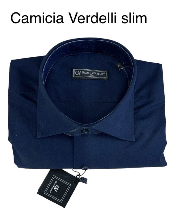 CAMICIA U. VERDELLI SLIM ML 100%CO