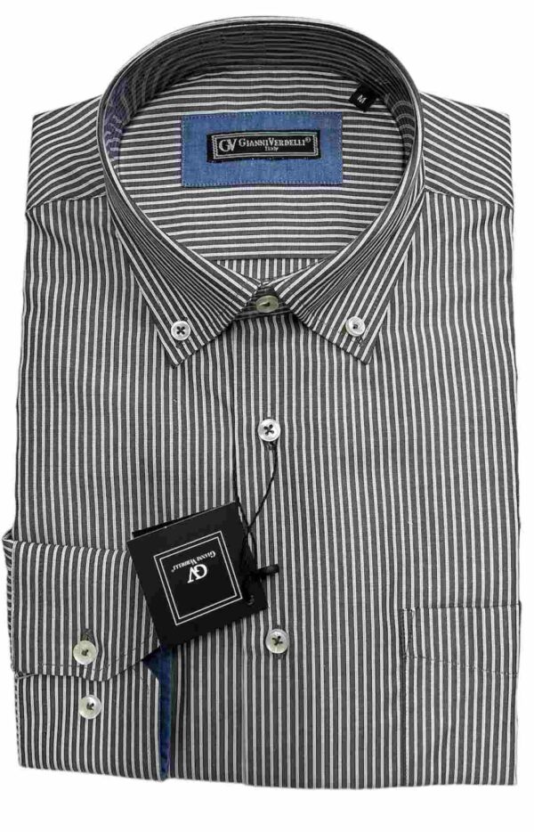 CAMICIA U. BURK-BLS-ERMA-41104 100%CO - immagine 2