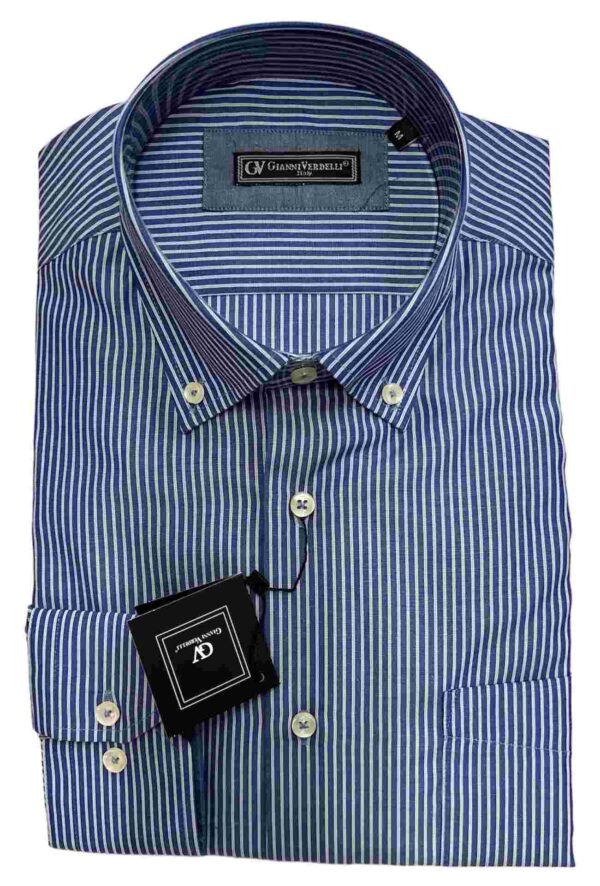 CAMICIA U. BURK-BLS-ERMA-41104 100%CO - immagine 3