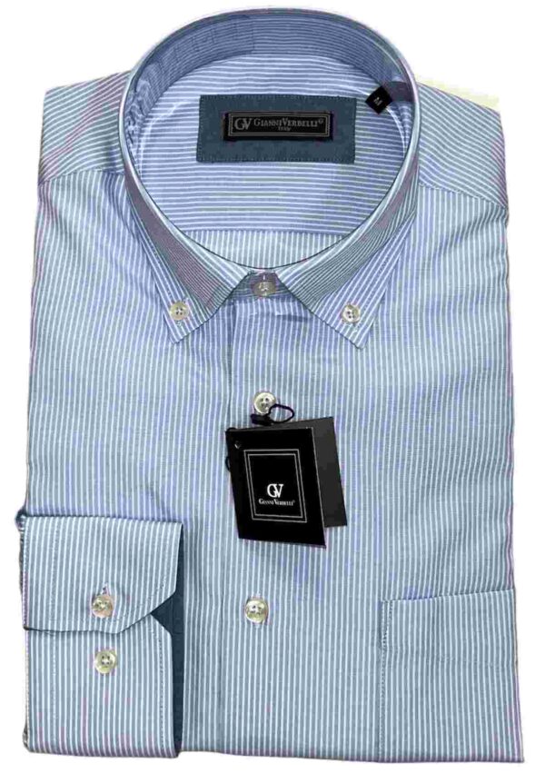 CAMICIA U. BURK-BLS-ERMA-41104 100%CO - immagine 6