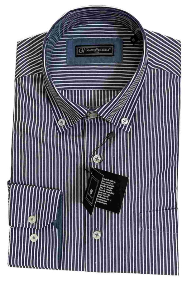 CAMICIA U. BURK-BLS-ERMA-41104 100%CO - immagine 7