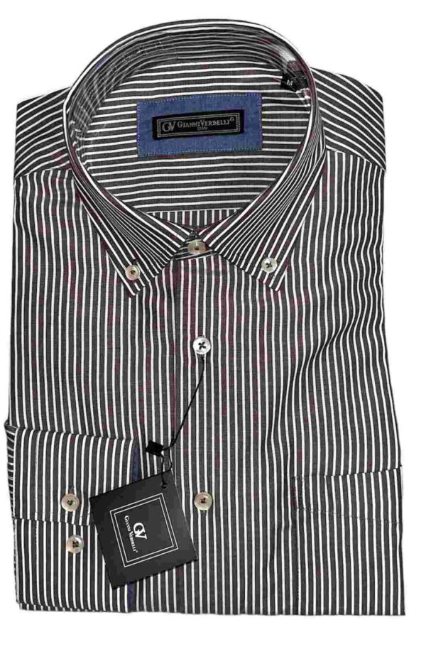 CAMICIA U. BURK-BLS-ERMA-41104 100%CO - immagine 8