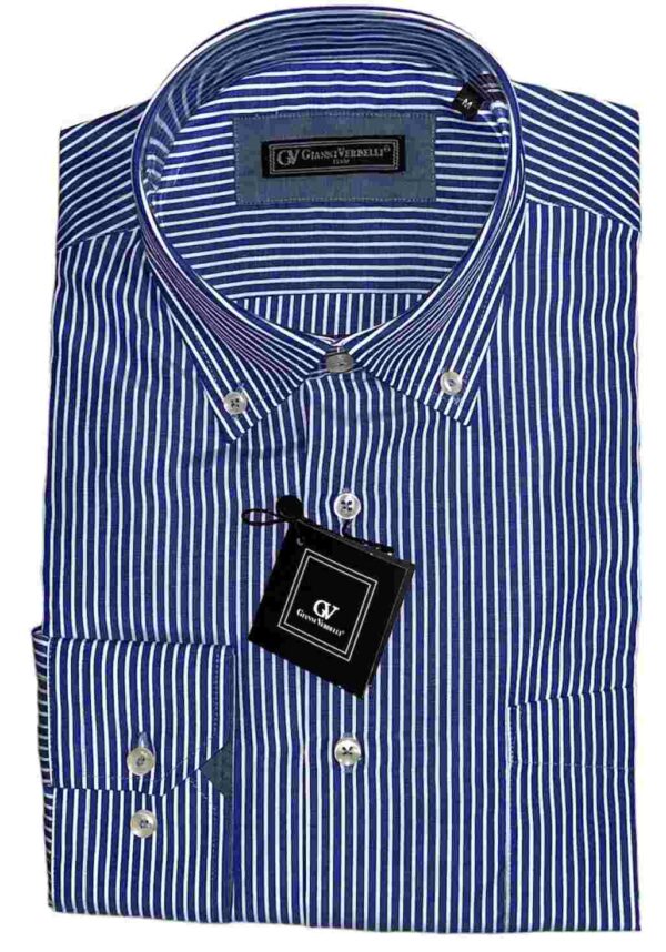 CAMICIA U. BURK-BLS-ERMA-41104 100%CO - immagine 9