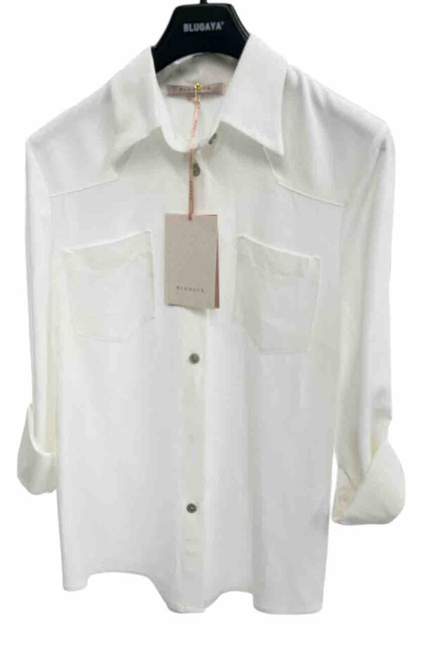 CAMICIA CA1076 LVS 80%VI 20%LI - immagine 4