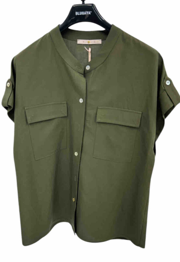 CAMICIA CA1035 LVS 80%VI 20%LI - immagine 2