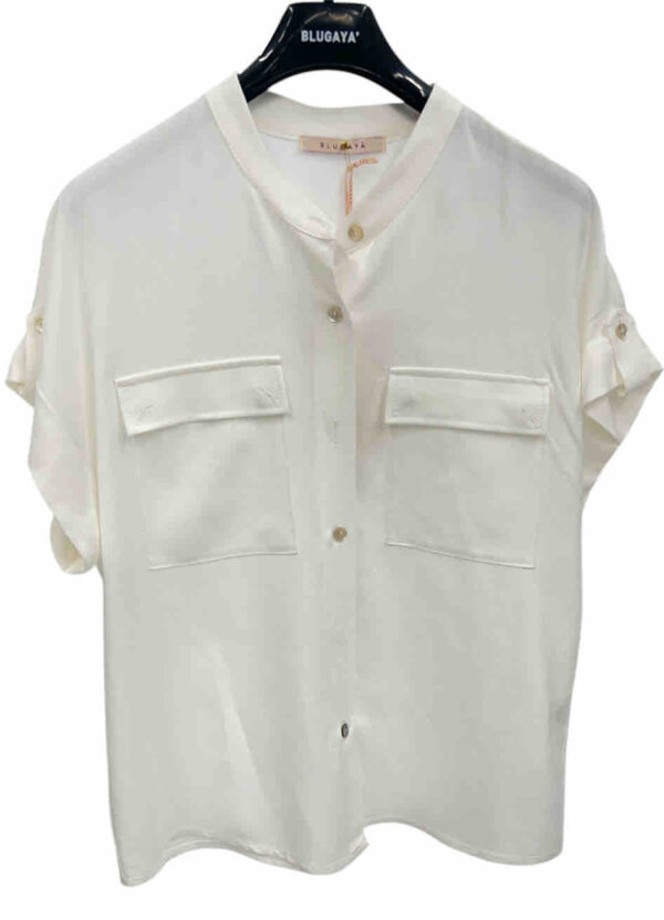 CAMICIA CA1035 LVS 80%VI 20%LI - immagine 4
